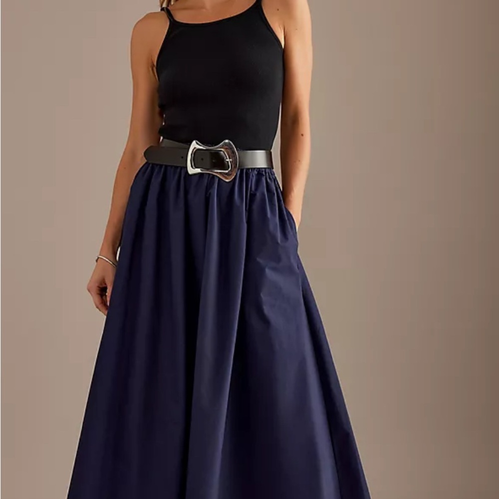 Aligne Navy Maxi Skirt
